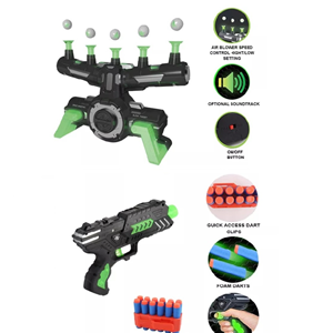 تفنگ اسباب بازی تمرین تیراندازی به توپ های معلق shooting games glow in dark series -اسباب بازی